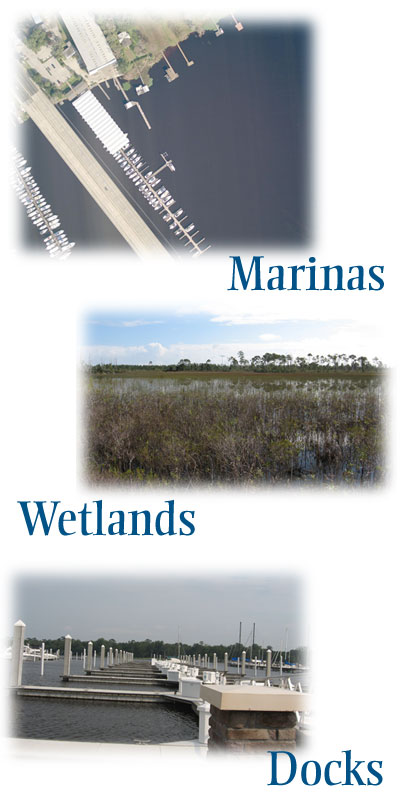 Marinas, Wetlands, Docks & more